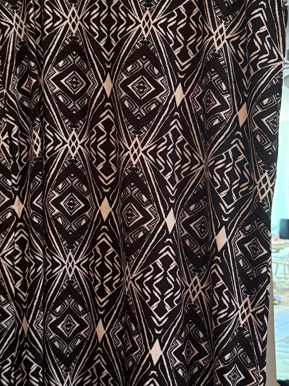 rue21 Women's Geometric Tunic Black & White XL